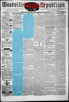 Page thumbnail for The Woodville Republican