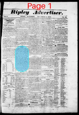 Page thumbnail for The Ripley Advertiser