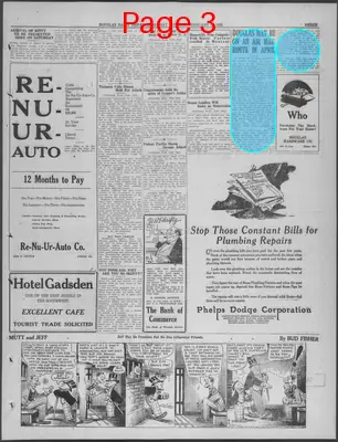 Page thumbnail for Douglas Daily Dispatch