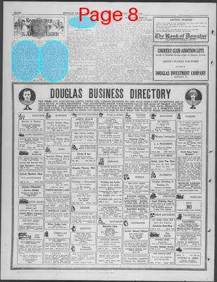 Page thumbnail for Douglas Daily Dispatch