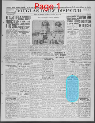 Page thumbnail for Douglas Daily Dispatch