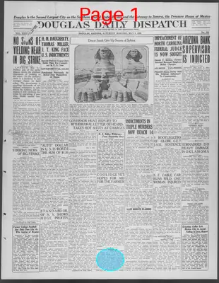 Page thumbnail for Douglas Daily Dispatch