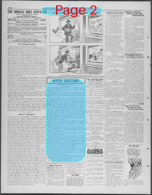 Page thumbnail for Douglas Daily Dispatch