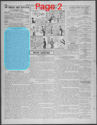 Page thumbnail for Douglas Daily Dispatch
