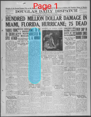 Page thumbnail for Douglas Daily Dispatch