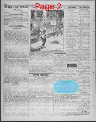 Page thumbnail for Douglas Daily Dispatch