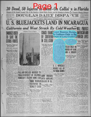 Page thumbnail for Douglas Daily Dispatch