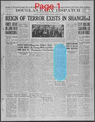Page thumbnail for Douglas Daily Dispatch