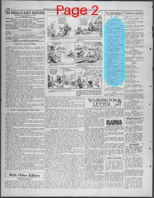 Page thumbnail for Douglas Daily Dispatch