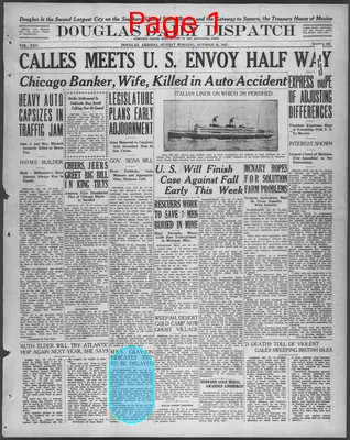 Page thumbnail for Douglas Daily Dispatch