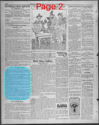 Page thumbnail for Douglas Daily Dispatch