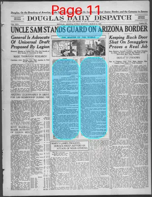Page thumbnail for Douglas Daily Dispatch