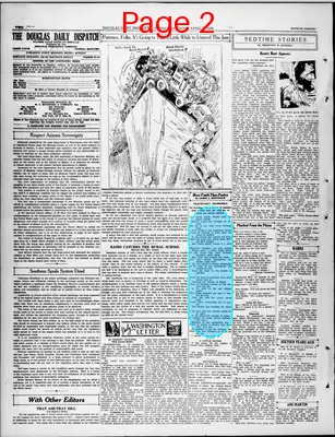 Page thumbnail for Douglas Daily Dispatch