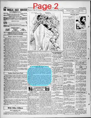 Page thumbnail for Douglas Daily Dispatch