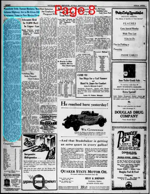 Page thumbnail for Douglas Daily Dispatch