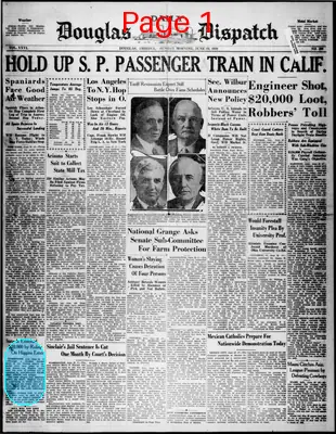 Page thumbnail for Douglas Daily Dispatch