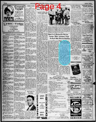 Page thumbnail for Douglas Daily Dispatch