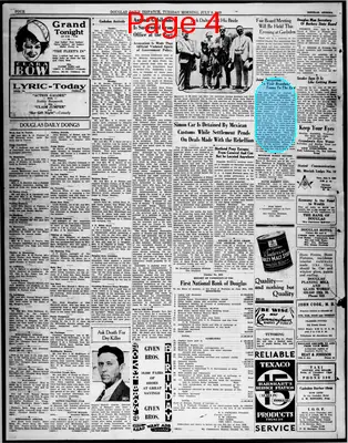 Page thumbnail for Douglas Daily Dispatch