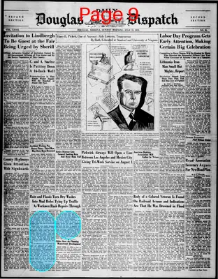 Page thumbnail for Douglas Daily Dispatch
