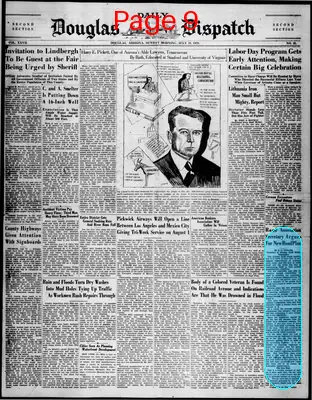 Page thumbnail for Douglas Daily Dispatch