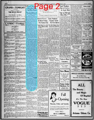 Page thumbnail for Douglas Daily Dispatch