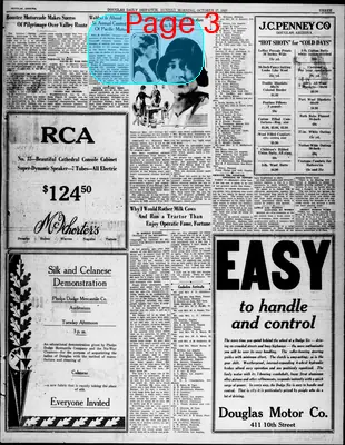 Page thumbnail for Douglas Daily Dispatch