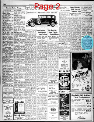 Page thumbnail for Douglas Daily Dispatch
