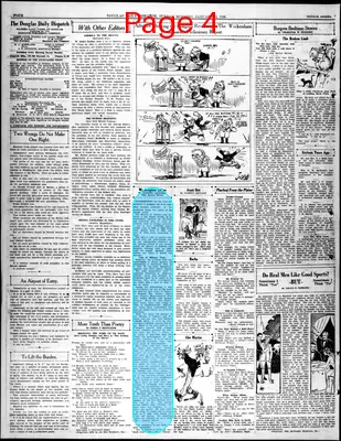 Page thumbnail for Douglas Daily Dispatch