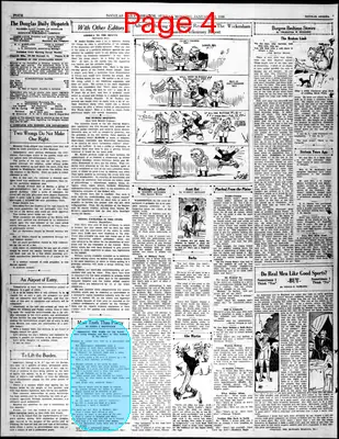 Page thumbnail for Douglas Daily Dispatch