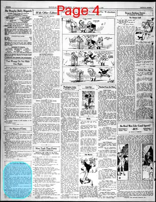 Page thumbnail for Douglas Daily Dispatch