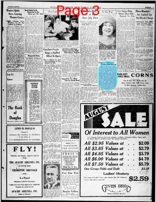 Page thumbnail for Douglas Daily Dispatch