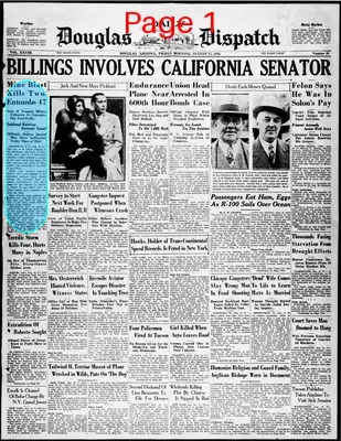 Page thumbnail for Douglas Daily Dispatch