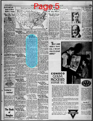 Page thumbnail for Douglas Daily Dispatch