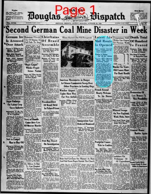 Page thumbnail for Douglas Daily Dispatch