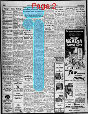 Page thumbnail for Douglas Daily Dispatch