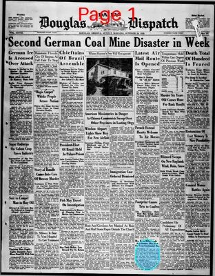 Page thumbnail for Douglas Daily Dispatch
