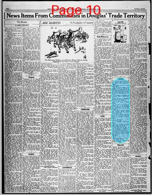 Page thumbnail for Douglas Daily Dispatch