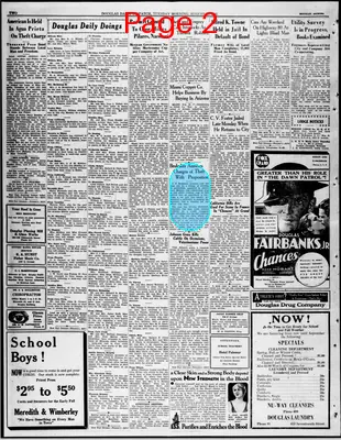 Page thumbnail for Douglas Daily Dispatch