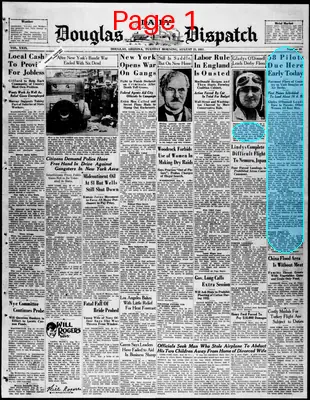 Page thumbnail for Douglas Daily Dispatch
