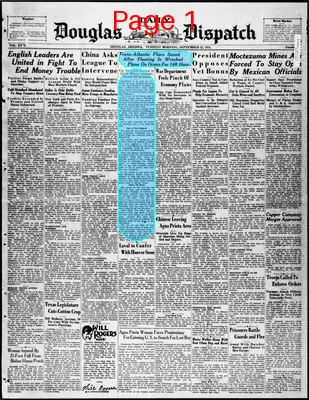 Page thumbnail for Douglas Daily Dispatch