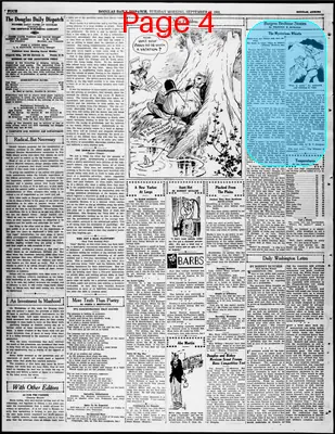 Page thumbnail for Douglas Daily Dispatch