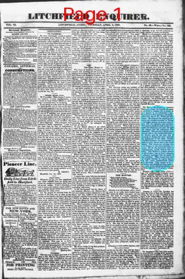 Page thumbnail for Litchfield Enquirer