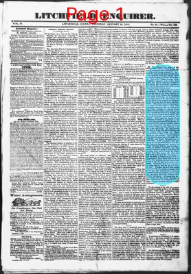 Page thumbnail for Litchfield Enquirer