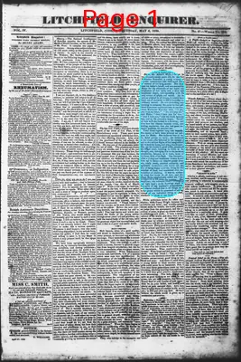 Page thumbnail for Litchfield Enquirer