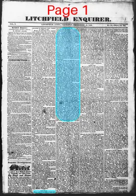 Page thumbnail for Litchfield Enquirer
