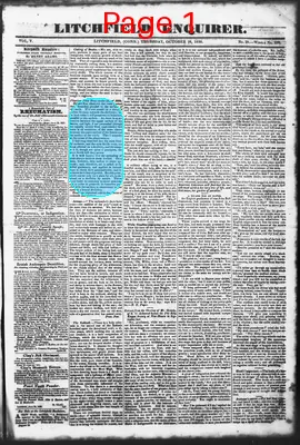 Page thumbnail for Litchfield Enquirer