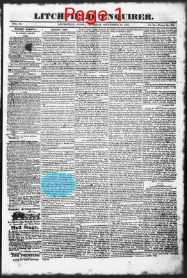 Page thumbnail for Litchfield Enquirer