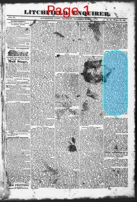 Page thumbnail for Litchfield Enquirer