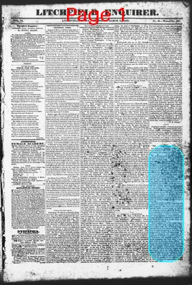 Page thumbnail for Litchfield Enquirer