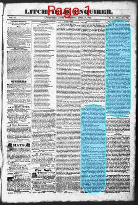 Page thumbnail for Litchfield Enquirer